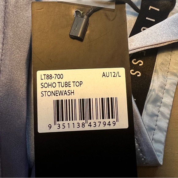 LIONESS Soho Tubetop in Stone Wash - Picture 3 of 3